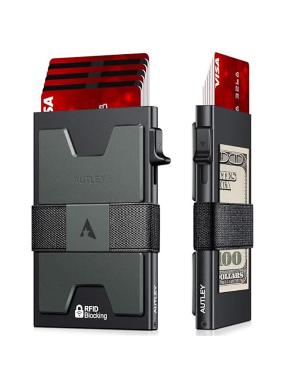 Card Holder Minimalist Pop Up Wallet for Men RFID Blocking Mens Wallet
